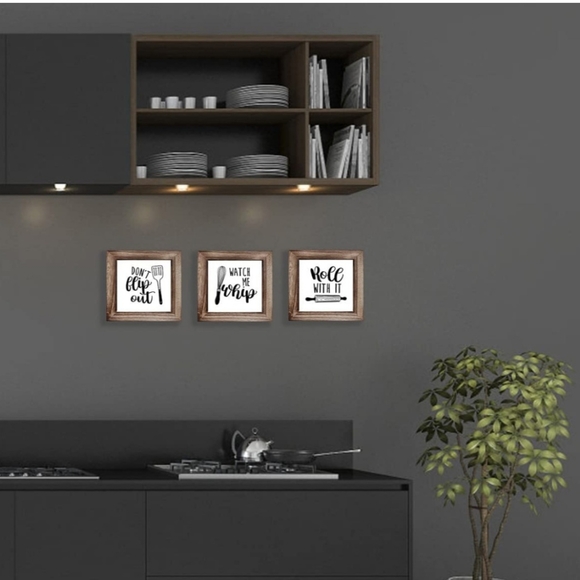 Farmhouse interchangeable canvas prints with 3 frames - Picture 5 of 6